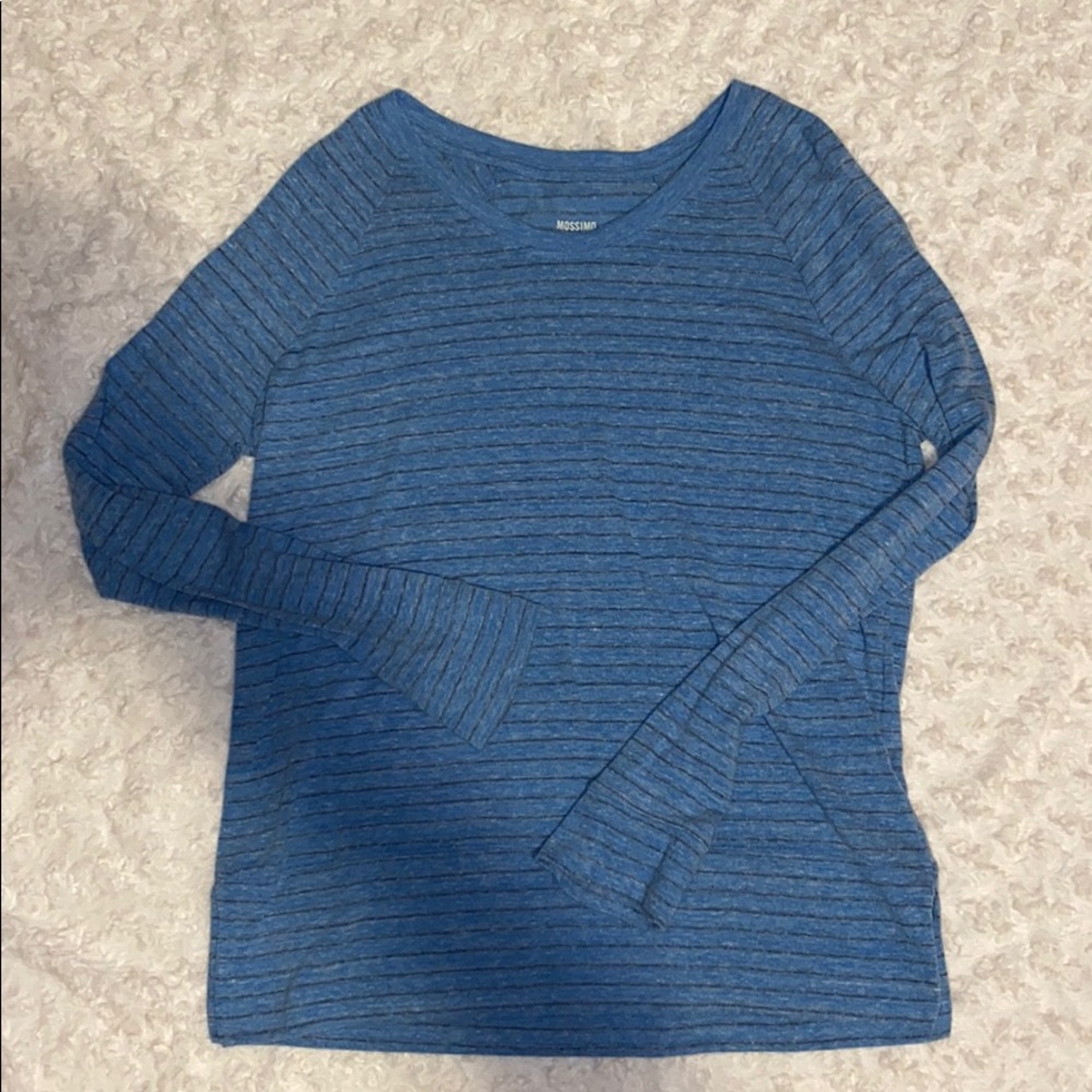 Mossimo Blue Striped Top